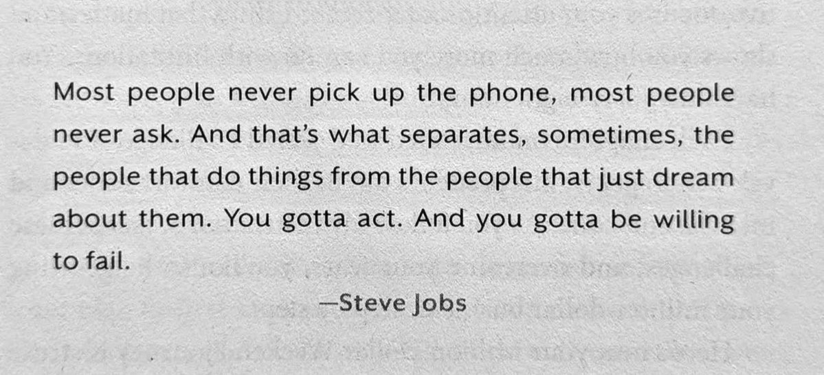 Steve Jobs on failing.