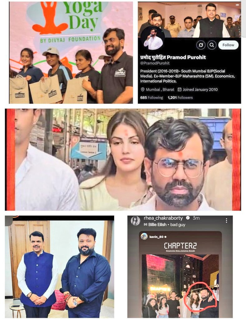 Shweta*🌿🕊️* 🦋4SSR🦋 (@itsshweta211031) on Twitter photo Politician BW Nexus InSSRCase
<a href="/AmitShah/">Amit Shah</a> <a href="/Dev_Fadnavis/">Devendra Fadnavis</a>
<a href="/NiteshNRane/">Nitesh Rane</a> <a href="/BJP4India/">BJP</a>
The SSR Case Isn’t Just A TRAGEDY, It’s A Mirror To The Dangerous Dance Between Politicians & BW ELITES.
#ArrestRheaChskraborty
<a href="/CBIHeadquarters/">Central Bureau of Investigation (India)</a>
TRANSPARENCY,Not FAVORS!
#JusticeForSushantSinghRajput🦋 Politician BW Nexus InSSRCase
<a href="/AmitShah/">Amit Shah</a> <a href="/Dev_Fadnavis/">Devendra Fadnavis</a>
<a href="/NiteshNRane/">Nitesh Rane</a> <a href="/BJP4India/">BJP</a>
The SSR Case Isn’t Just A TRAGEDY, It’s A Mirror To The Dangerous Dance Between Politicians & BW ELITES.
#ArrestRheaChskraborty
<a href="/CBIHeadquarters/">Central Bureau of Investigation (India)</a>
TRANSPARENCY,Not FAVORS!
#JusticeForSushantSinghRajput🦋