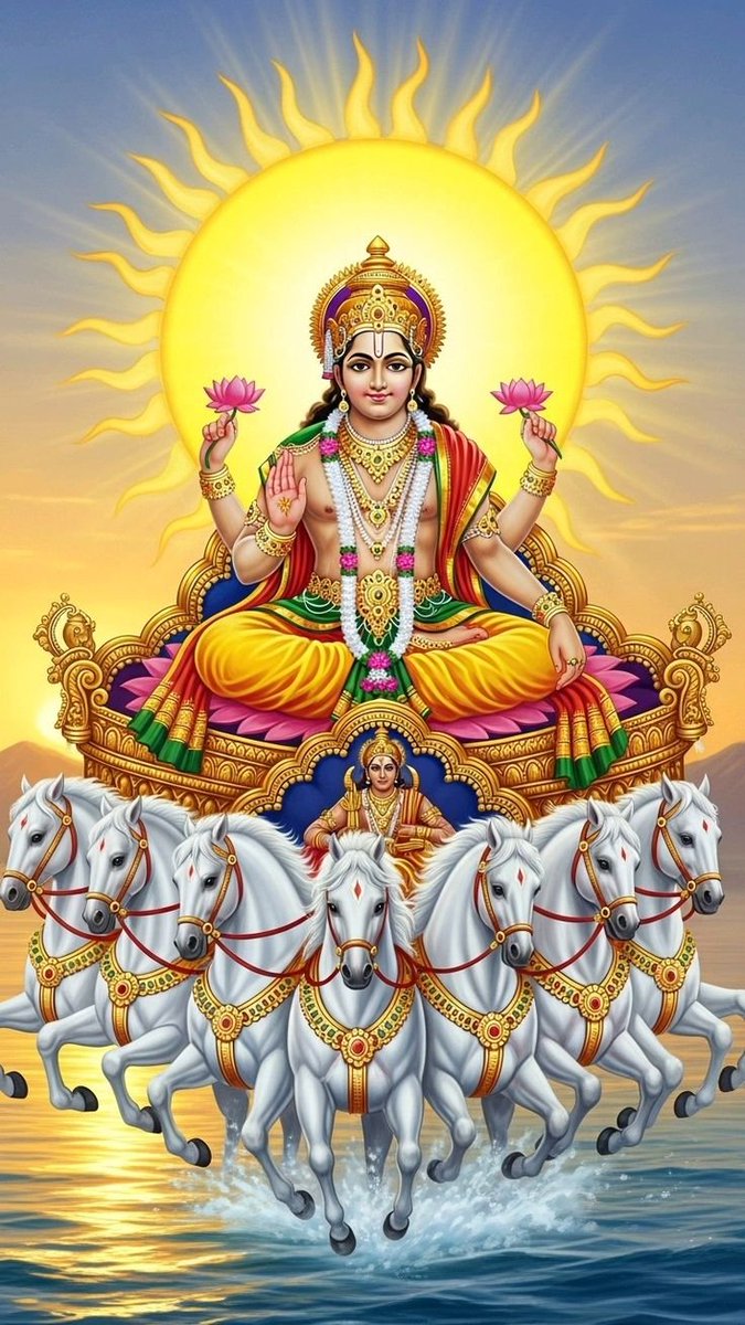 Hindu_Ram_Ram_'s tweet image. ✨ जय सूर्य नारायण देव ✨
जो अंधकार मिटाकर हर दिन नई आशा जगाते हैं ☀️🙏