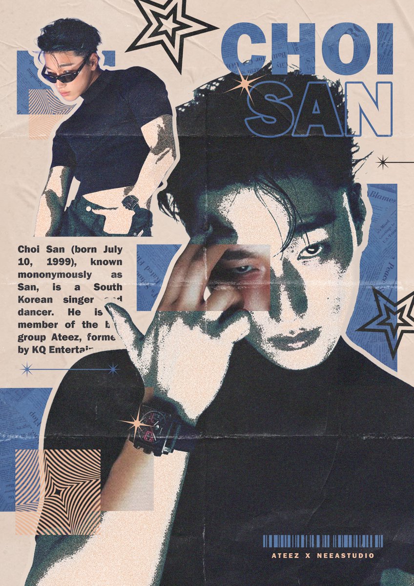 neeastudio's tweet photo. Decidi retarme a mi misma y hacer 30 posters en 30 días... 

✨Poster 1/30✨

#graphicdesign #graphicsdesigner #posterdesign #adobeillustrator #photoshop #에이티즈 #SAN #CHOISAN #산 #최산 #ATEEZ #neeastudio https://t.co/CG28c8iyyV