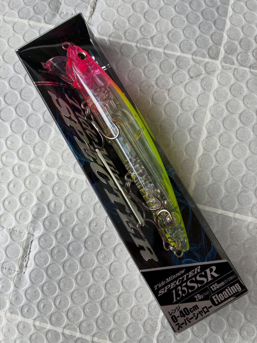 2323Dai's tweet photo. スペクター🏍️🏍️🏍️‼️

#DUO
#DUOInternational
#TideMinnow
#SPECTER135SSR
#ボートシーバス楽しみ
#OPENWATERで買いました
#コレクション https://t.co/tiQp1Z9oGT