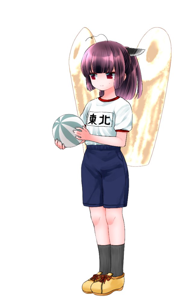 東北きりたん 「運動は苦手なきりたんです∑(。・Д・。) #スポーツの秋」|東北ずん子🫛ずんだもん🫛公式のイラスト
