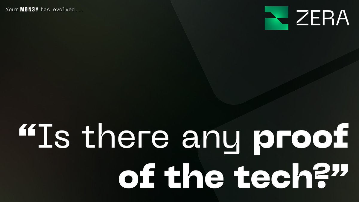 With many new eyes on ZERA post-migration, let’s revisit a previously crossed milestone and answer the question: “Is there any proof of the tech?”

Yes. The ZERA protocol is live on @Solana devnet, operational in demo mode with:

✅ Direct deposits (USDC)
✅ Unlinkable transfers