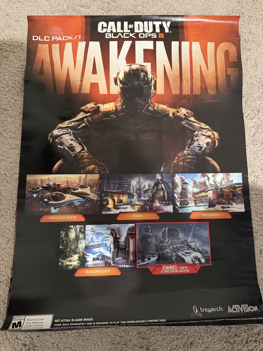 found these old ass black ops 3 posters i forgot i had 😭