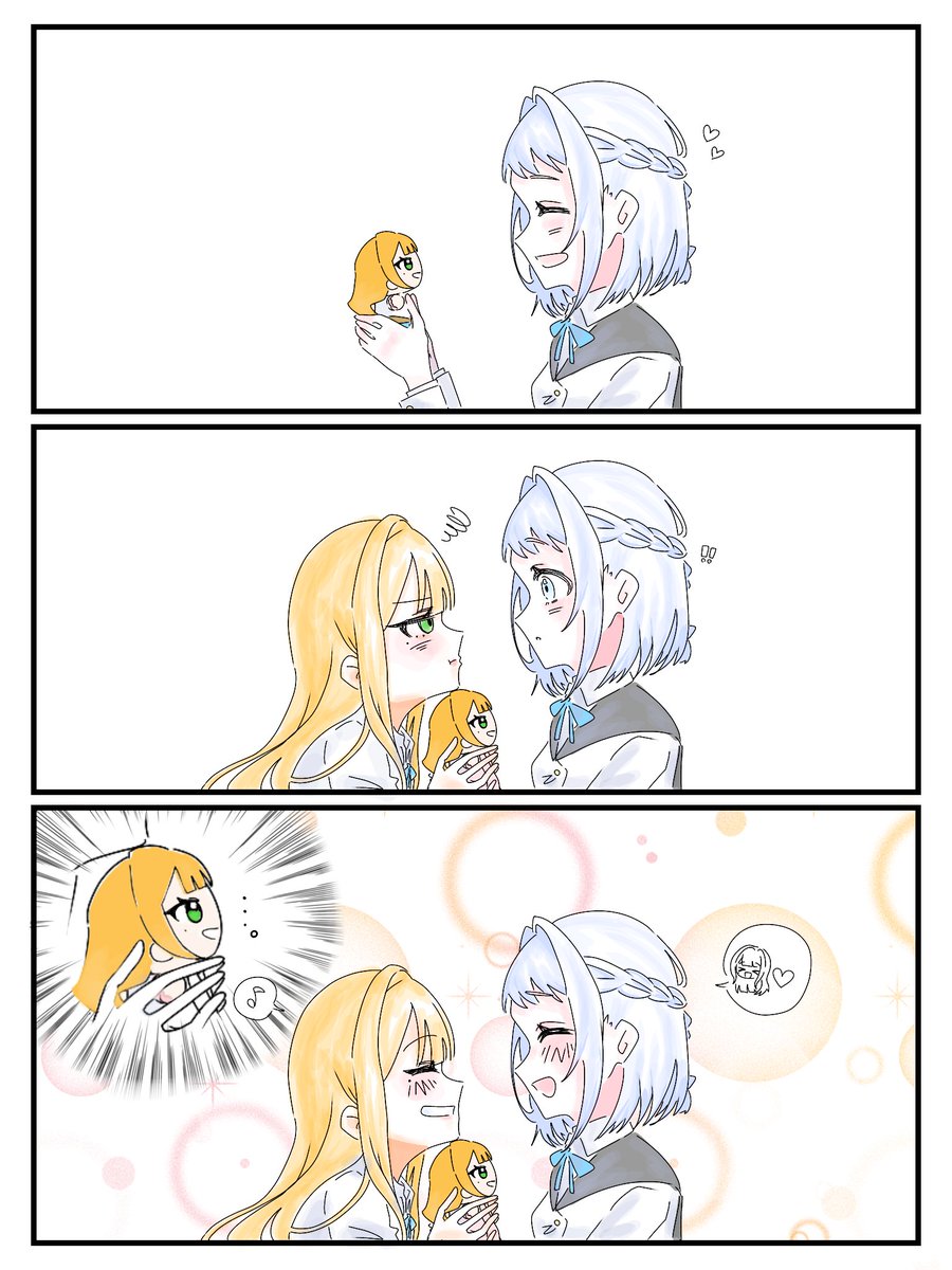 あま🩰💚 @reincarnationl5 リー清 #学マスFA #紫雲清夏 #葛城リーリヤ #リー清 https://t.co/ILnKnnS6Pf