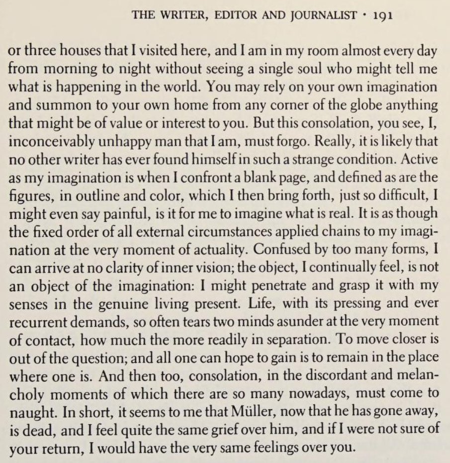 In which Heinrich von Kleist lacks object permanence