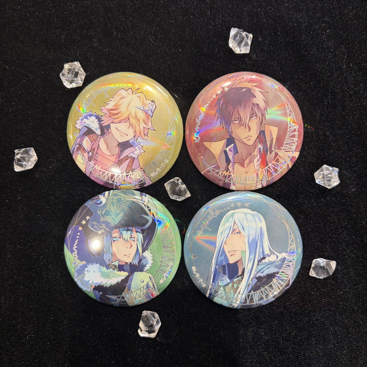 thechara_2014's tweet image. 🍁アフター京まふ🍁
10/12(日)現在の完売状況は画像をご確認ください。
『家庭教師ヒットマンREBORN!　オーロラカンバッジ(ランダム)　PALE TONE series　B　night ver.』各種好評発売中❣️…