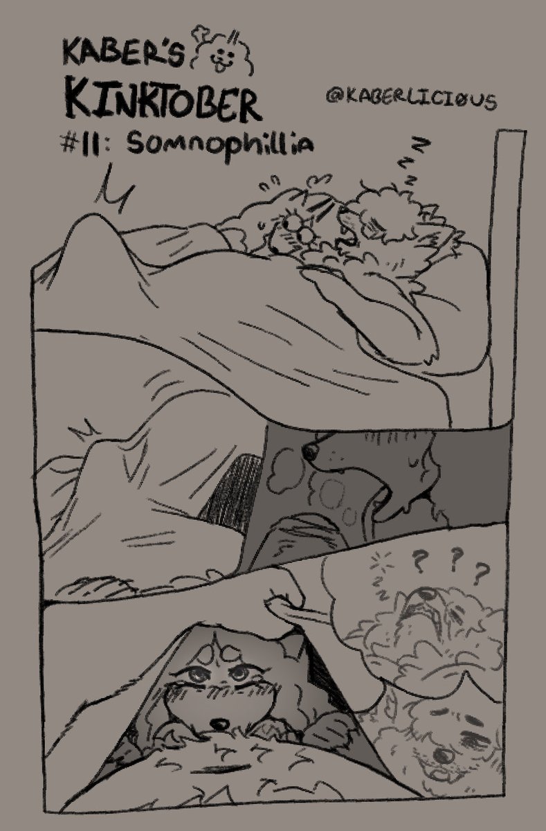 Kinktober day 11: somnophilia

Morning wood = dogboy on yo dih