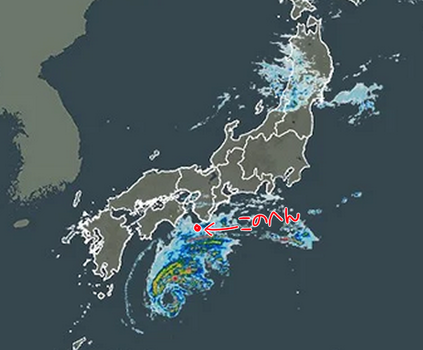 「初期計画とおりに昨夜のフェリーに乗ってたら、今頃紀伊半島沖で船に揺られてるハズだ」|いさかこうじのイラスト