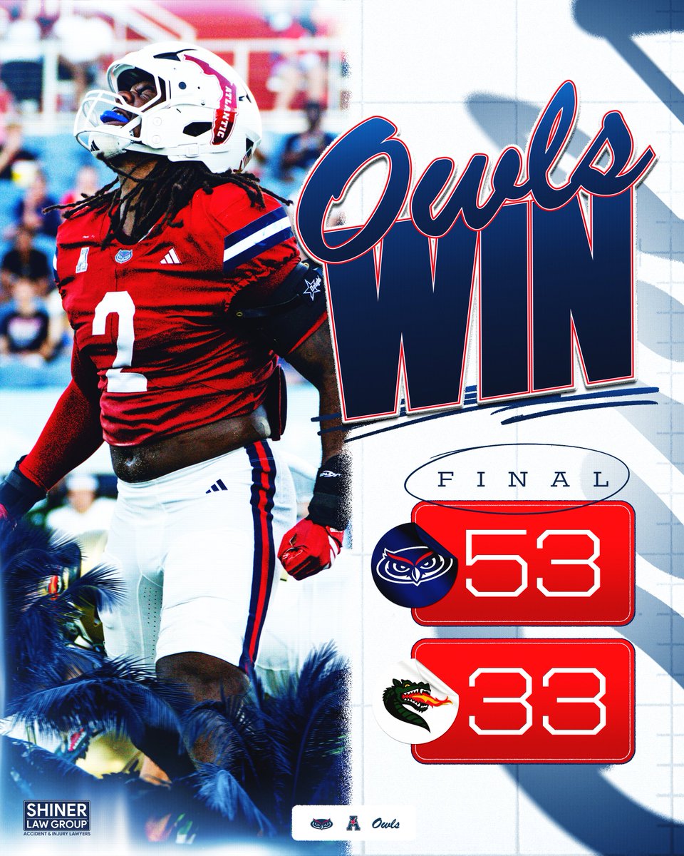 Florida Atlantic Football (@faufootball) on Twitter photo 50-piece and a Flagler Credit Union Stadium victory 😤
#WIP🏝️ 50-piece and a Flagler Credit Union Stadium victory 😤
#WIP🏝️