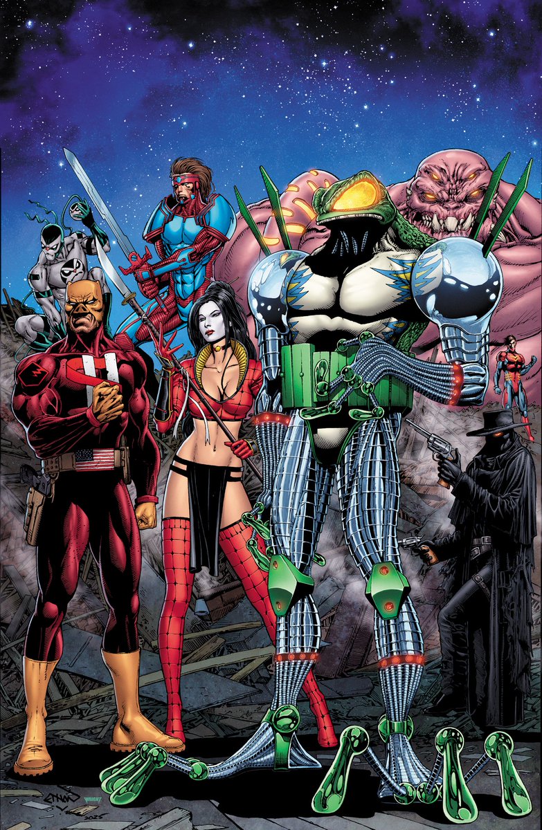 EthanVanSciver's tweet photo. PREORDER your KINGS UNITED variant cover here!  And get ready for the greatest crossover event in indie comics! https://t.co/K99BiMxa0W https://t.co/2CU1jKoMTh