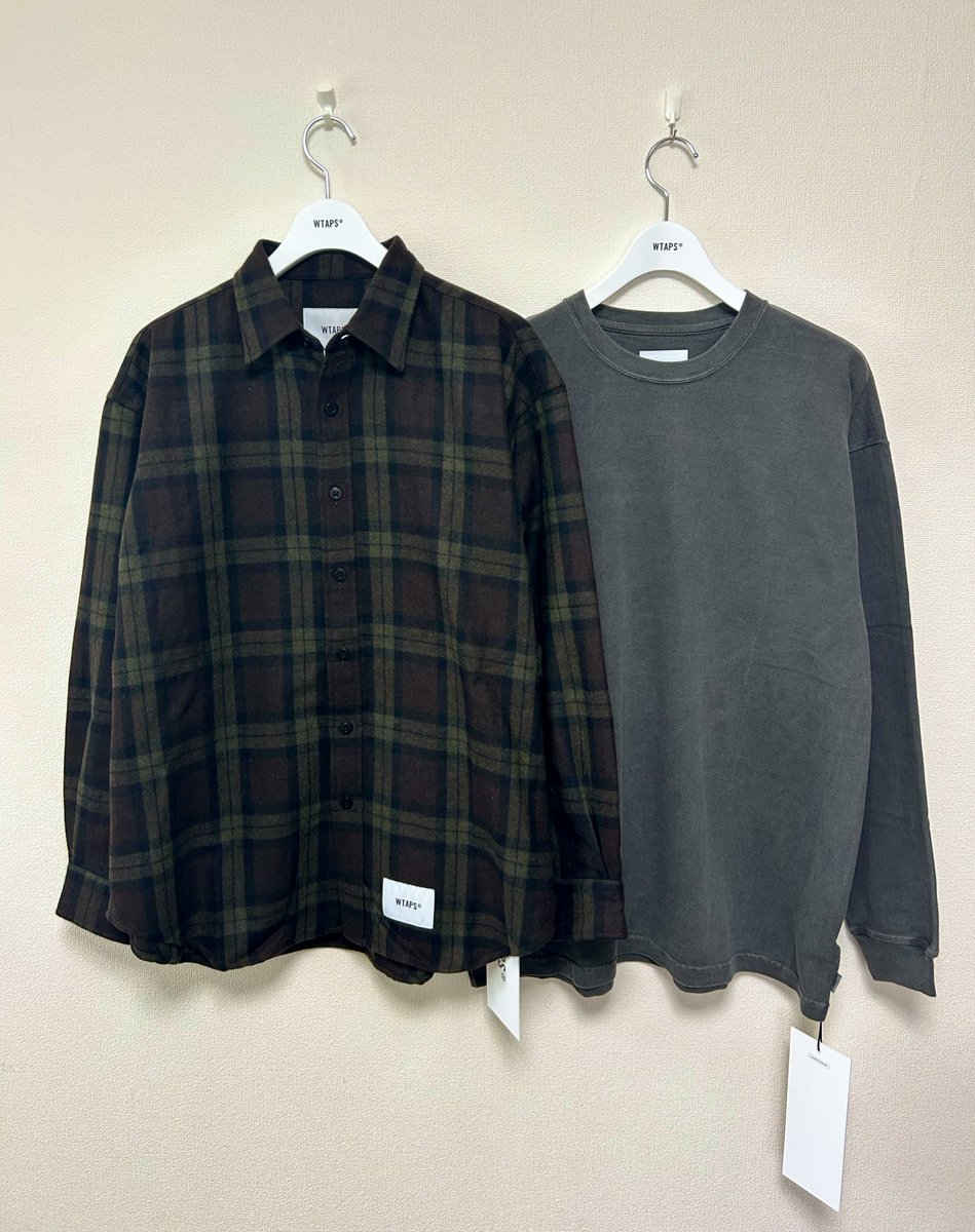 wtnb2105's tweet image. TXT 01 OLIVE DRABとSING-OD CHARCOALを購入✨
TXTのNAVYも格好良かったので2枚買しようかと思ったけどちょうど前の人でサイズが無くなったので助かりました笑
この後、WCPOとDESCENDANTのPコートと続きます💸
