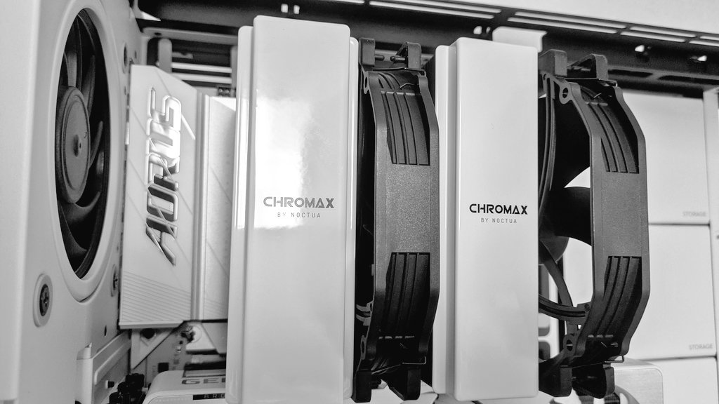 今回はNon RGBな感じ
#HAVN #Noctua #AORUS