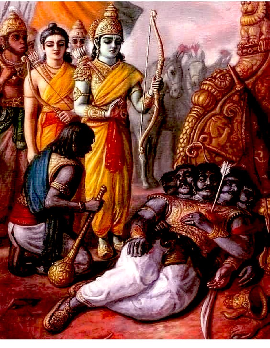 MemeDialogues's tweet image. रामचरितमानस में 14 प्रकार के व्यक्तियों को मरा हुआ माना है । कौनसे वो चौदह प्रकार के व्यक्ति है जो जीवित होते हुए भी मरे हुए है

राम-रावण युद्ध चल रहा था, तब अंगद ने रावण से कहा- हे रावण! तू तो मरा हुआ है, मरे हुए को मारने से क्या लाभ