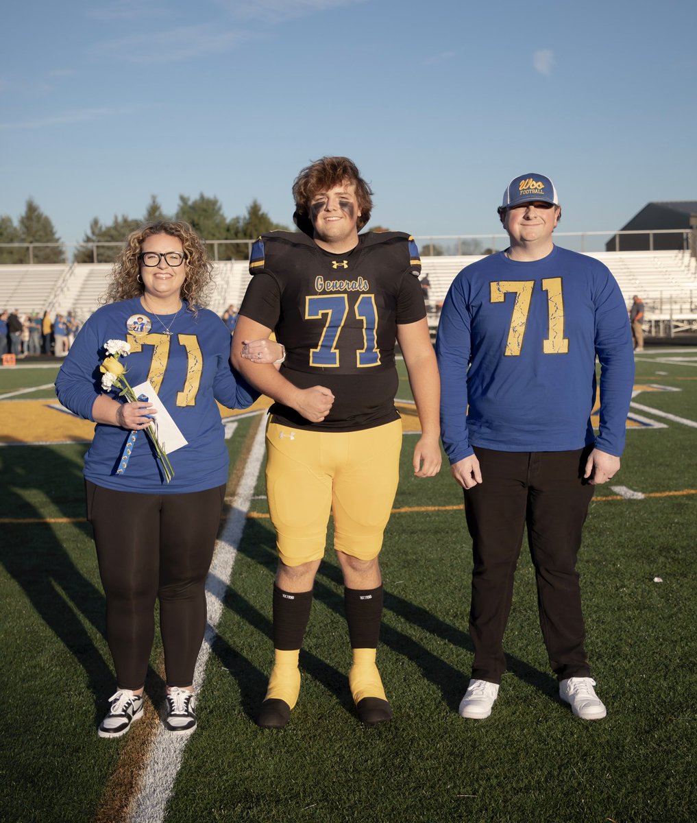 Last night we had a wonderful night of celebrating all of our football seniors at Wooster. <a href="/BeautyCope/">Angela Copenhaver</a> and I got to walk with our absolute favorite one of them all! We love you <a href="/hutsoncope67/">Hutson Copenhaver</a> and we’re so proud of all of your accomplishments! God’s got you!! #GoAfterIt #Ohio