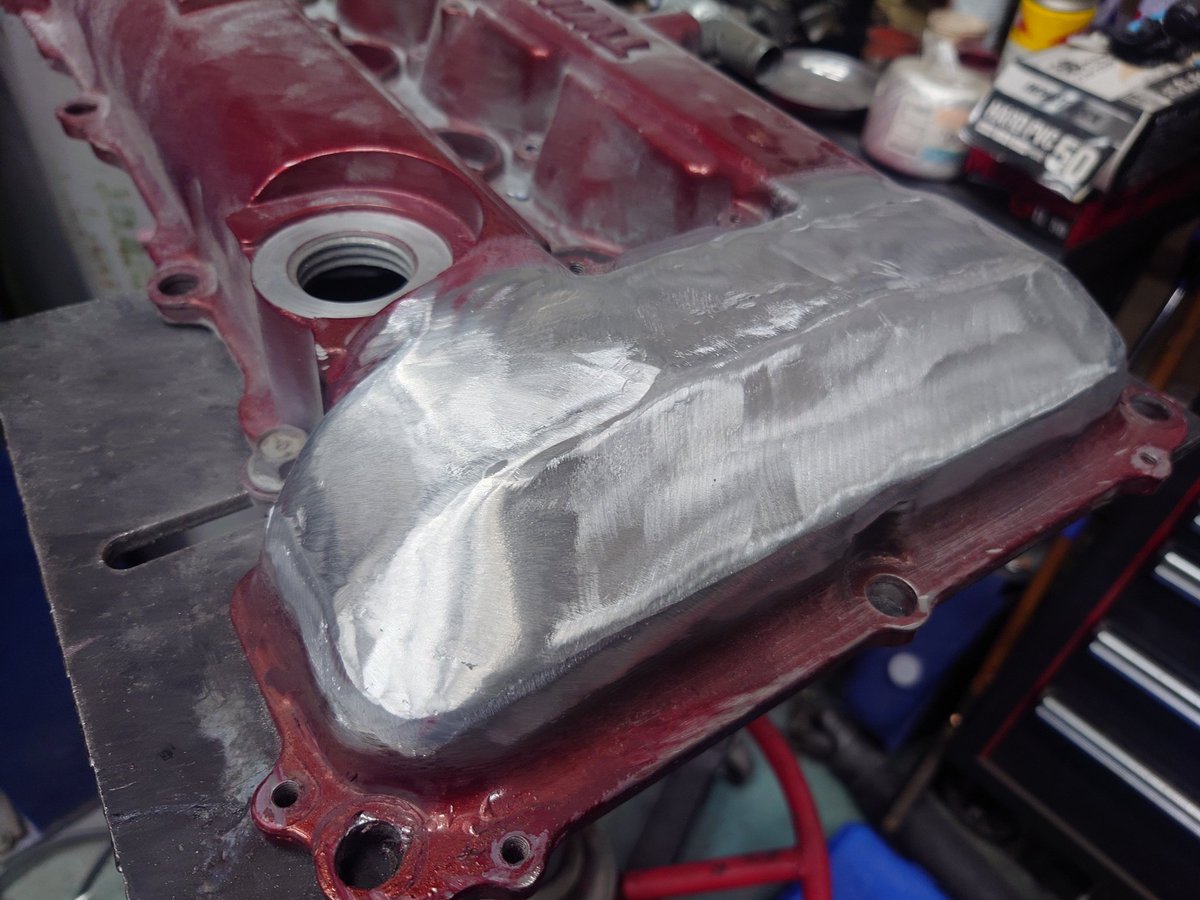 chasyuboy's tweet photo. SR lowdown engine cover 
#rs13 
#silvia
#シルビア13 https://t.co/tle6BVxqHJ
