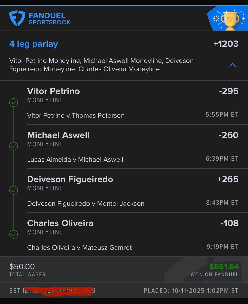 Brave_Trades's tweet image. Nice Win 

#UFCRio #UFC