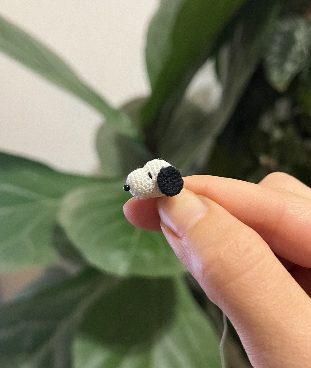 im working on making the world’s smallest snoopy