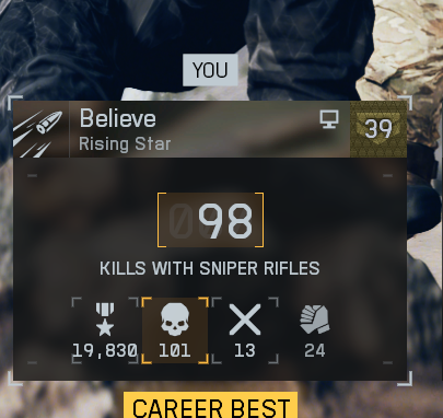 My best sniper game so far holy