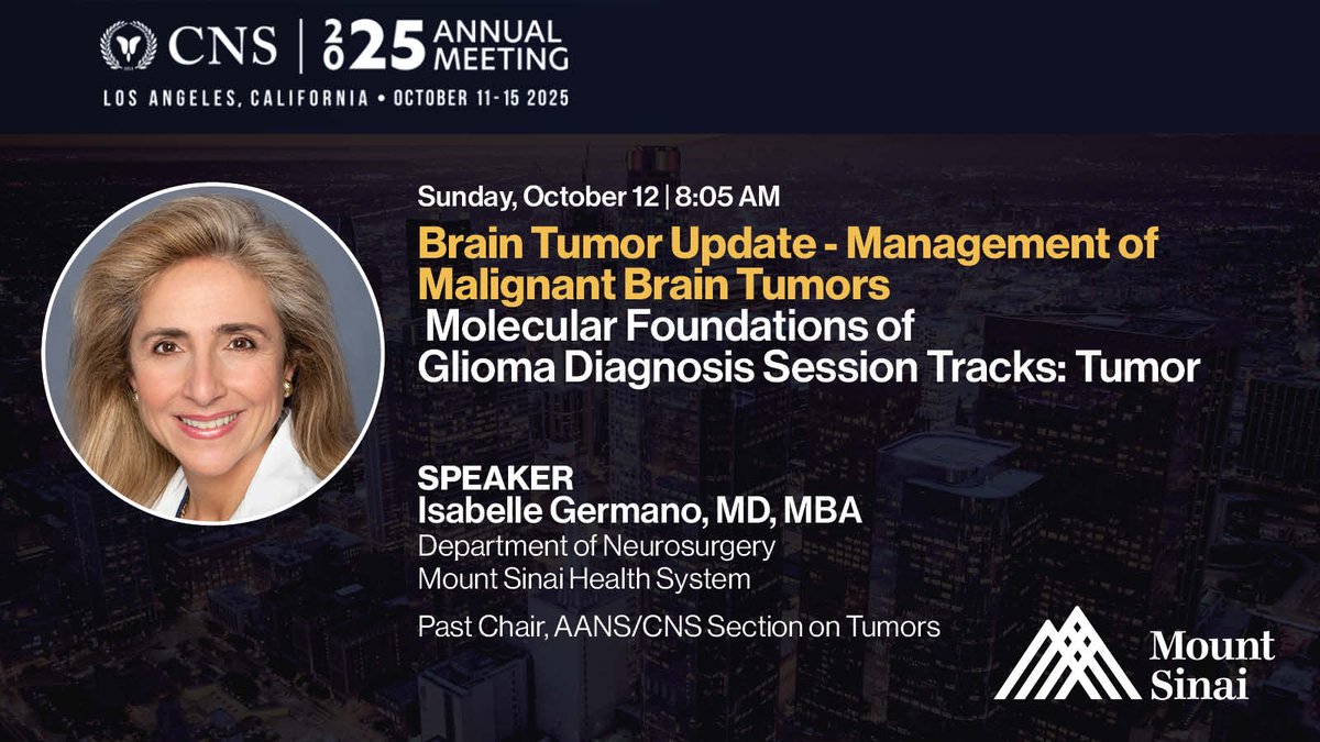 Mount Sinai Neurosurgery tweet media