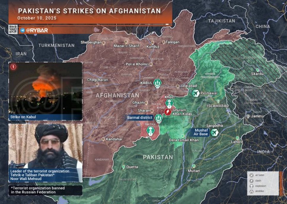 PedeanaCarlos's tweet image. 🇦🇫🇵🇰| URGENTE: Afganistán anuncia que disparó contra bases militares en Pakistán en respuesta al reciente ataque.