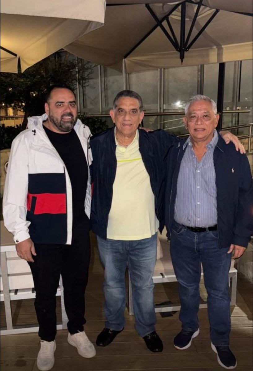 Junto al Presidente del Comité Olímpico de Nicaragua Gral. Juan Estrada y el Secretario de Deportes de Paraguay. César Ramírez en el marco de la Asamblea Extraordinaria de Panam Sport celebrada en Santiago de Chile, donde Paraguay fue elegida Sede de los juegos panamericanos 2031