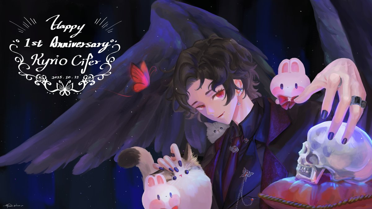 kuue_po's tweet image. 🥀Happy 1st Anniversary kyrio

#CiferVersary #KyrioCifer #Kyanvas