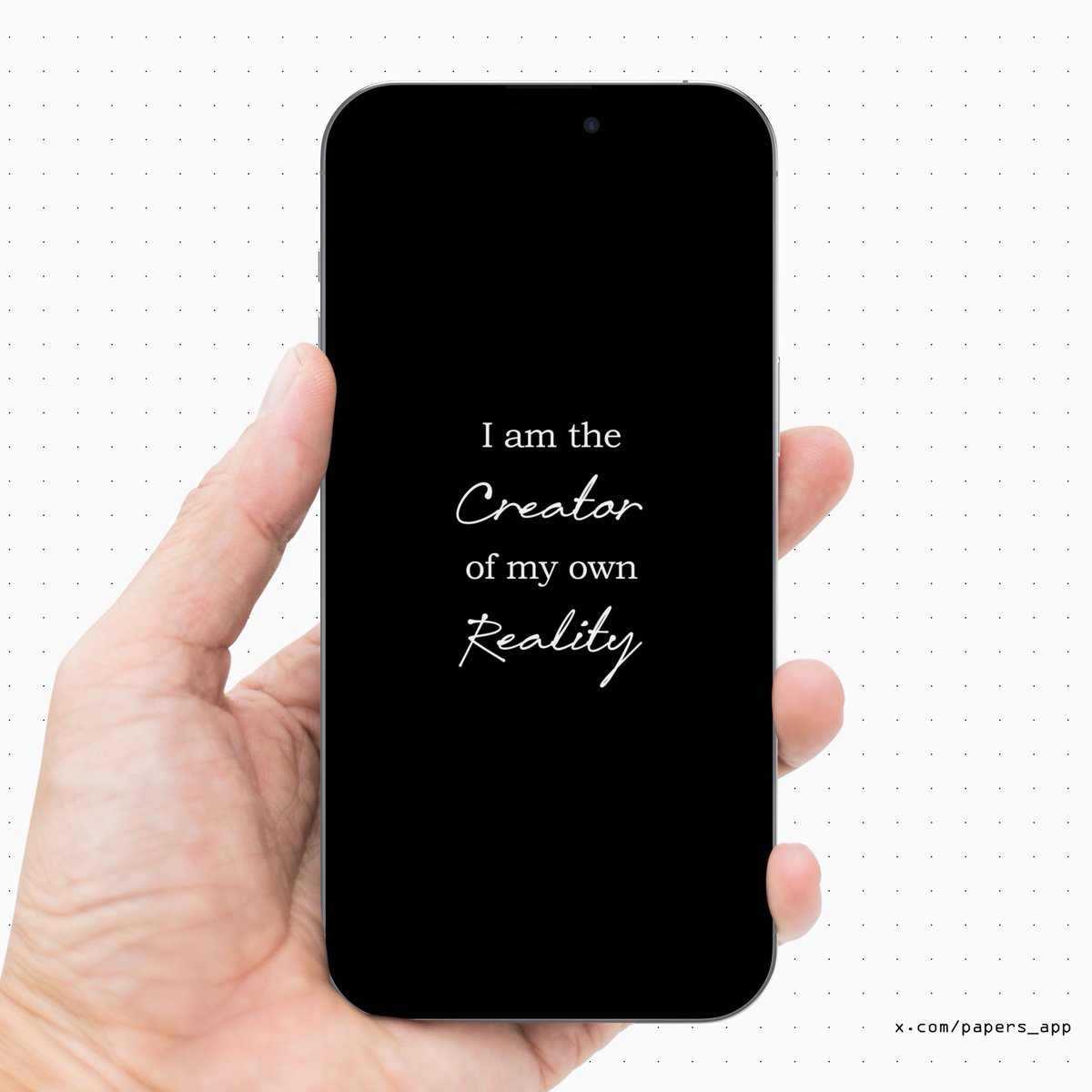 Papers_app's tweet image. An inspirational quote 🩶