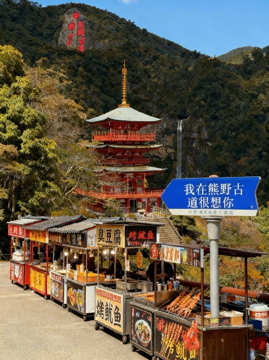 cuichenghao7's tweet image. 日本任何一处景色，不但保护得好，还没有画蛇添足的装饰，更没有突兀又丑陋的标牌和小吃摊位，达到视觉上的和谐统一。而在中国的大部分景区，仅仅聒噪的叫卖和游客的喧闹，就让人焦躁不安、心境全无。日本优美的环境和人文素养交相辉映，为游客带来良好的体验。