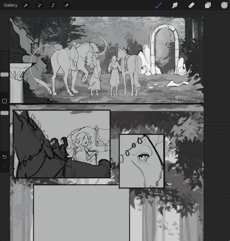 nobellun's tweet photo. Big comic is testing me but I’ll do anything for my gals and showing off Opal 🦦 https://t.co/aid1ZHTfRH