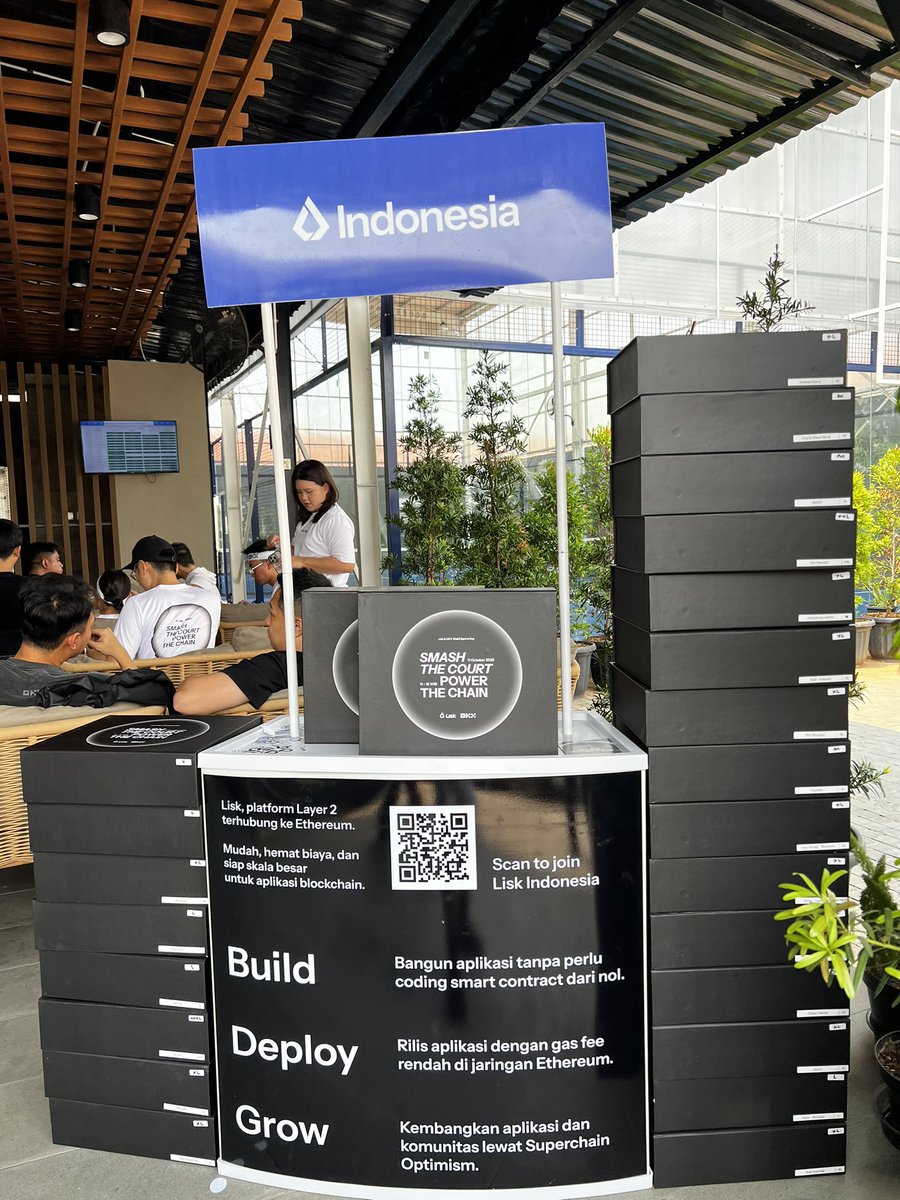 "Smash The Court, Power the Chain" 
Have fun, healhty &amp; networking...
Thank you @lisksea &amp; @okxsea