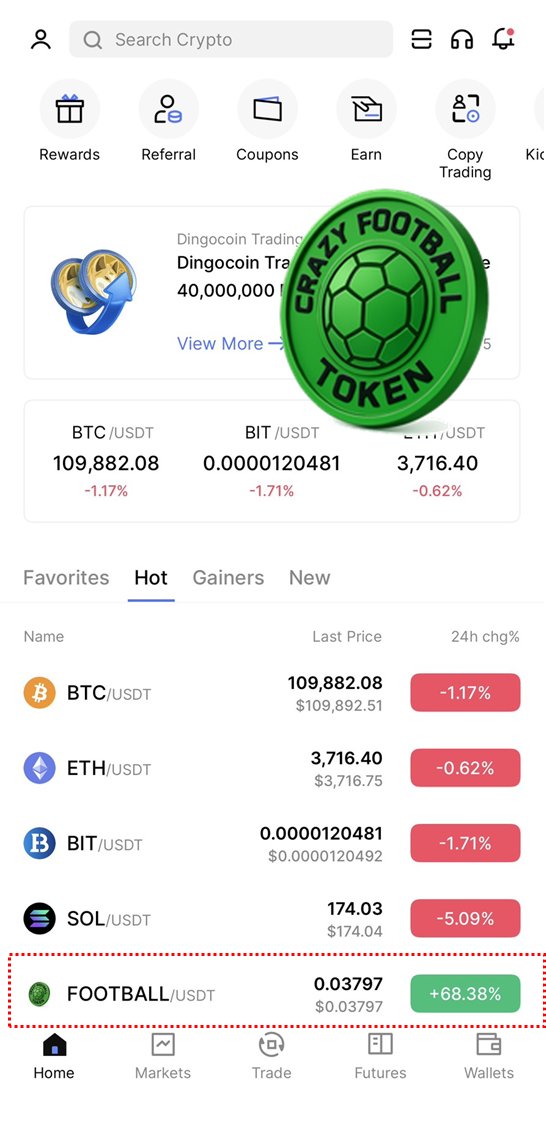 Keep fomo...

#CrazyFootball #CrazyFootballToken #CrazyFootball_WLD #CrazyFootballCoin #CryptoFootball #FootballToken #FantasyFootballCrypto #FantasyFootballToken #WLDChain #WorldApp #WLDcrypto #Web3Gaming #Airdrop #CryptoAirdrop #PlayToEarn #NFTGame #CryptoNews #CryptoCommunity