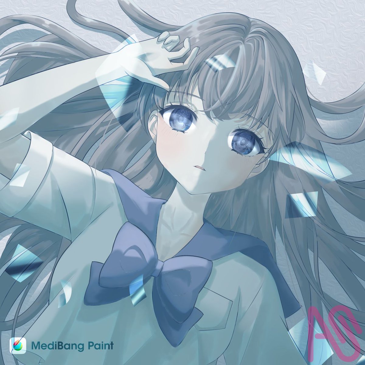 icerabbit973's tweet image. 初めて半厚塗り！ medibang.com/picture/cn2510… #ARTstreet #MediBang #女孩 #動漫 #青 #厚塗 #校服 #填色 #MediBangPaintLibrary