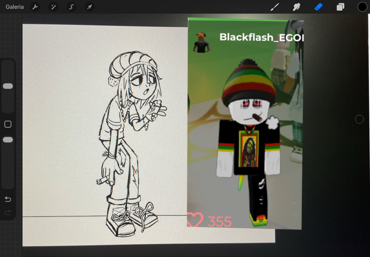 PupiloMirumOFC's tweet image. I saw this character no Roblox and decided to make a fanart &amp;lt;3 love it!!!!!

#fanart 
#robloxart 
#Roblox
#Art
#DigitalArt
