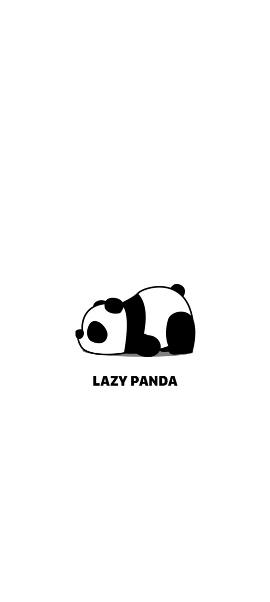 Papers_app's tweet image. Minimal Lazy Panda