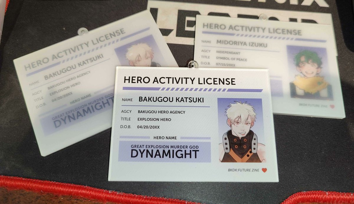 bkdkfuture's tweet photo. 3. While time passes on, we've got a big haul for you all! First up, our Hero Licenses! https://t.co/ZC11oHnnva