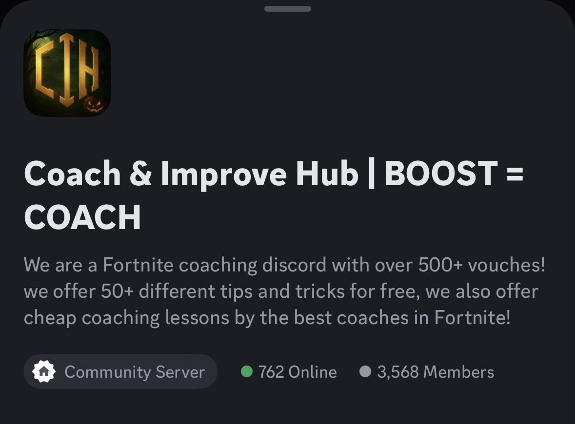 Make sure yall fw <a href="/CIHimproveHub/">Coach&Improvehub</a> built it from the ground up almost 4K members