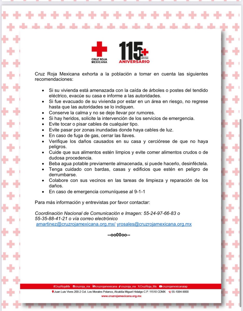 CruzRoja_MX's tweet photo. #Enterate | Cruz Roja Mexicana activa su Plan de Acción y Respuesta ante las inundaciones en #Veracruz. https://t.co/F2FmxuyY27