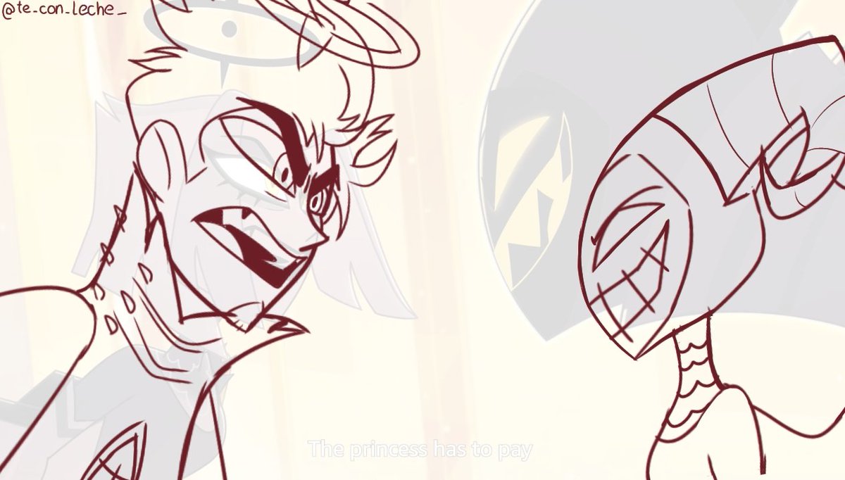 Te_con_leche_'s tweet photo. Gravity but Adam is the delulu one 🗣️‼️‼️

#HazbinHotel #hazbinhotelseason2 #HazbinHotelAdam #HazbinHotelLute #GuitarSpear #GuardRock #SwapAU  #HazbinHotelEdit https://t.co/58DLOIhxwG