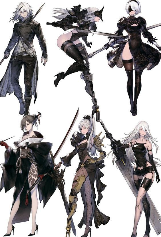 cplysmgmorro86's tweet image. Character from Automata, Replicant and Reincarnation