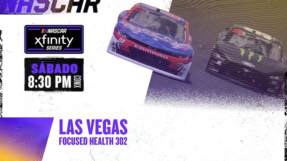 Amigos de #NASCARxFSMX, recuerden que terminando la Petit Le Mans de IMSA nos vemos 8:30 PM para llevarles la carrera de NASCAR Xfinity Series desde Las Vegas.

Mi partner <a href="/elpatogalindo/">🏁 El Pato Galindo 👊🏻🇲🇽</a> estaremos en vivo con ustedes viviendo la carrera que transcurrió hace un rato. Acompáñennos!
