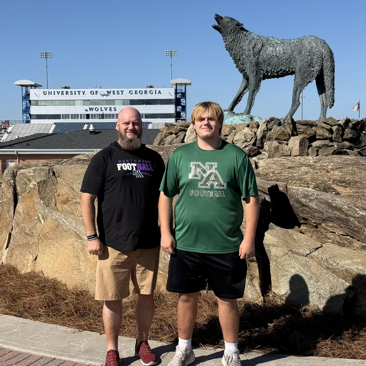 KennyRobbins78's tweet image. Great visit at @UWGFootball today! Gameday atmosphere is incredible at UWG! Looking forward to getting back there soon. @CoachSEllis @KoachTaylor #BuiltForMore #GoWolves
@NA_Chargers_FB @CoachFBWaters #ChargerFootball #NextLevel