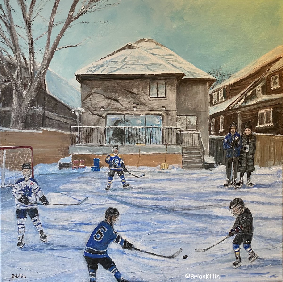 Thepowerdresser's tweet photo. My painting, are you into making a #backyardrink  ? https://t.co/BB8SMQZgwU