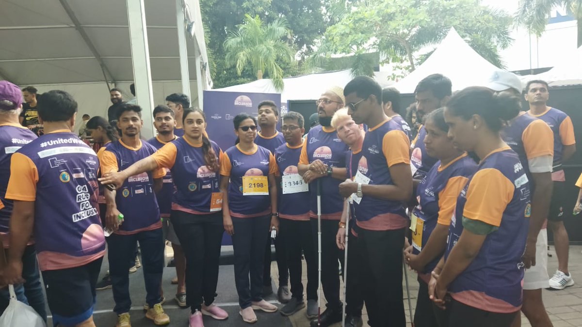 Nab Goa students ready for Goa run for inclusion.