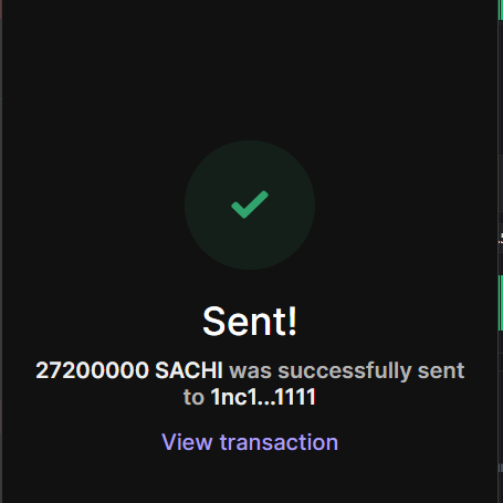 🚨 SACHI TREASURY BURN COMPLETED 🐾🔥

We’ve officially burned 50% of the Treasury Wallet — a total of 27,200,000 $SACHI 💥

This marks another big step toward full transparency and community empowerment 💧

Next up: Community Airdrop! 🎁

We’re rewarding those who supported the