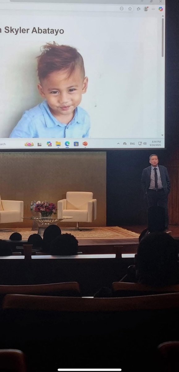 RCarranza_'s tweet photo. I SPOKE in Doha Qatar on the case against Rodrigo Duterte at the @IntlCrimCourt. I began by talking about his death squad. I explained why punishment for crimes against humanity or genocide will always fall short. I ended by asking the audience to search for a name in a memorial. https://t.co/Y9TnYpR2yx