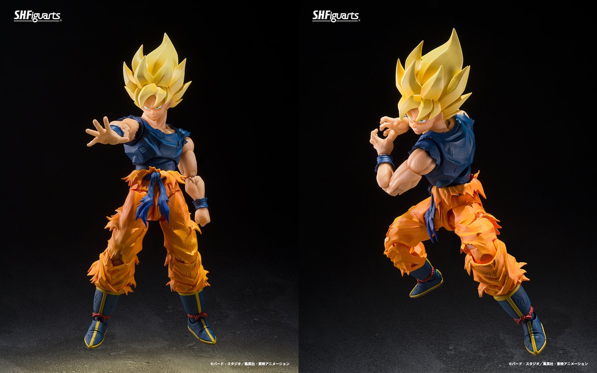t_features's tweet image. ／
10.13 #プレバンの日 まで
送料０円(当社負担)キャンペーン実施！
＼
「S.H.Figuarts 超サイヤ人孫悟空〈怒りの戦士〉」が魂ウェブ商店にて受注中！
🛒ご予約は→ p-bandai.jp/item/item-1000…

フリーザ編での姿を、最新の可動構造を取り入れて完全新規造形で立体化！
#t_shf #dragonball…