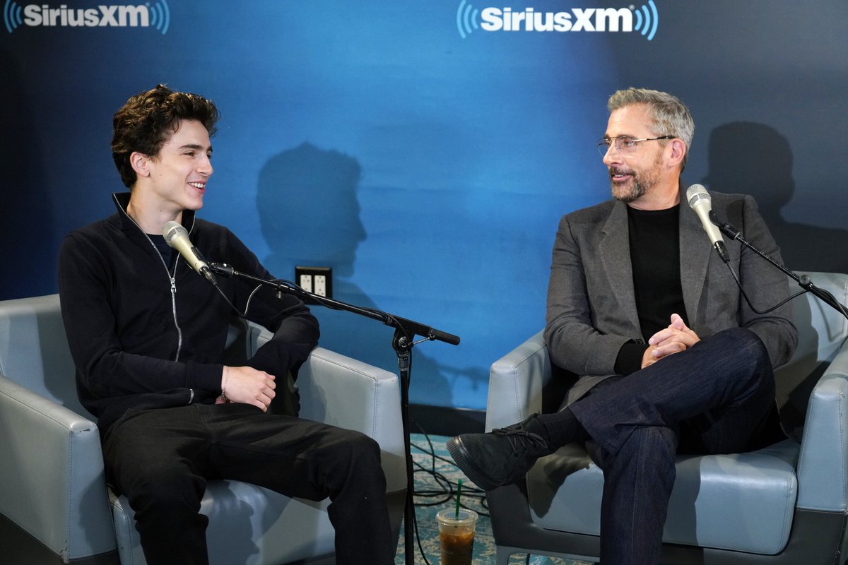 I feel like the luckiest guy in the world to be sharing these moments with Steve. You guys just don’t know how much of a gem he is on and off screen. It’s a rare find in these spaces. Thank you, <a href="/SIRIUSXM/">SiriusXM</a>, for the Town Hall on #ForMySonMovie. The look (See previous post) 🖤