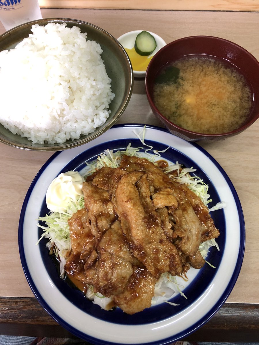 まるや食堂＠八王子

にんにく焼肉定食🧄
ごはん大🍚
マヨネーズ