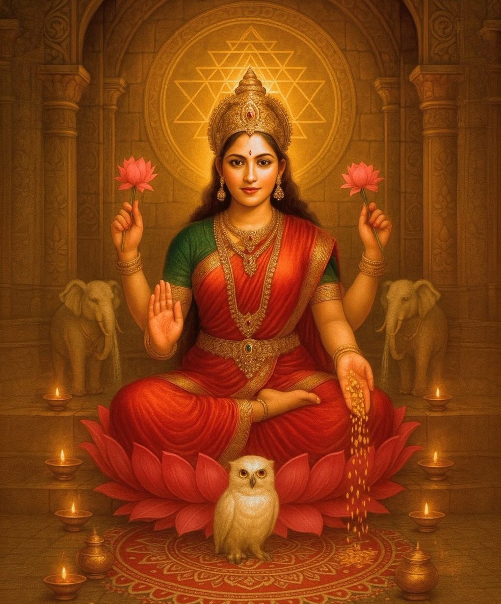 PankajjKashyapp's tweet image. 🪔 𝐃𝐞𝐞𝐩𝐚𝐰𝐚𝐥𝐢 𝟐𝟎𝟐𝟓: 𝐓𝐡𝐞 𝐍𝐢𝐠𝐡𝐭 𝐨𝐟 𝐃𝐢𝐯𝐢𝐧𝐞 𝐀𝐛𝐮𝐧𝐝𝐚𝐧𝐜𝐞 🪔
On this sacred night of 20th October, Deepawali, also celebrated as one of the 4 Maharatris, a highly auspicious time to invoke the blessings (Kripa Prasad) of Maa Lakshmi and Lord Ganesha…